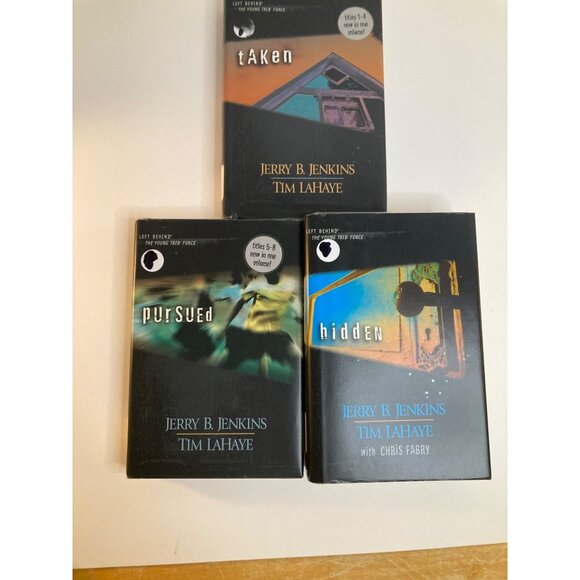 Left Behind The Young Trib Force Books 1,2,3 Taken Pursued Hidden HC - Picture 2 of 7
